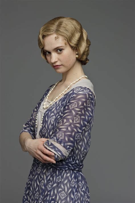 lily james downton abbey character